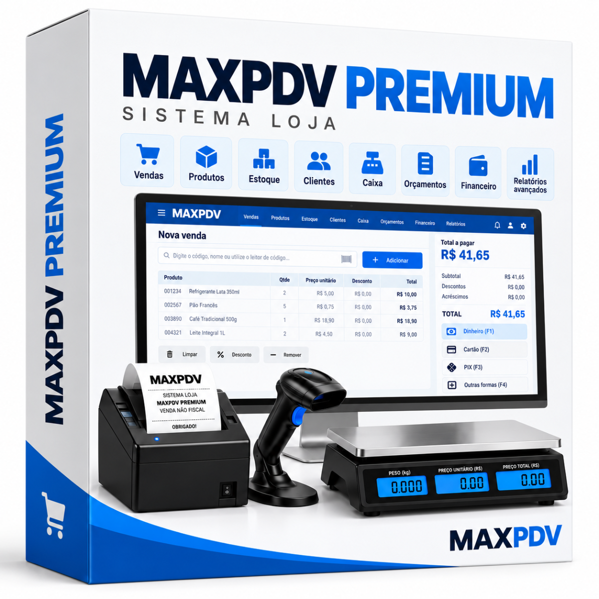 MAXPDV Premium — sistema de vendas, estoque e gestão